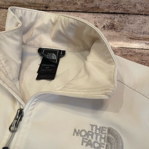 The North Face Women’s Ivory Full Zip Apex Soft Shell Sz S - Picture 3 of 3